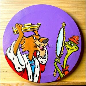 Disneys Robin Hood Acrylic Painting